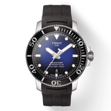 Tissot Seastar 1000 Powermatic 80 Blue Dial Black Rubber Strap Watch For Men - T120.407.17.041.00