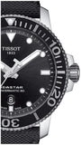 Buy Shop Tissot Seastar 1000 Powermatic 80 Black Dial Black Nylon Strap Watch For Men - T120.407.17.051.00 USA Online