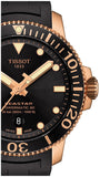 Buy Shop Tissot Seastar 1000 Powermatic 80 Black Dial Black Rubber Strap Watch for Men - T120.407.37.051.01 USA Online