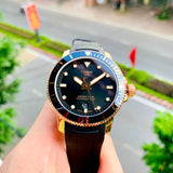 Buy Shop Tissot Seastar 1000 Powermatic 80 Black Dial Black Rubber Strap Watch for Men - T120.407.37.051.01 USA Online