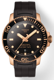 Buy Shop Tissot Seastar 1000 Powermatic 80 Black Dial Black Rubber Strap Watch for Men - T120.407.37.051.01 USA Online