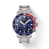 Tissot Seastar 1000 Chronograph Blue Dial Silver Steel Strap Watch For Men - T120.417.11.041.03