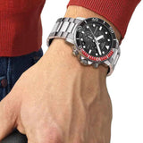 Buy Shop Tissot Seastar 1000 Chronograph Black Dial Silver Steel Strap Watch For Men - T120.417.11.051.01 USA Online