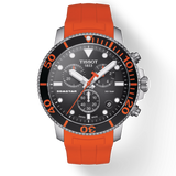Buy Shop Tissot Seastar 1000 Chronograph Black Dial Orange Rubber Strap Watch For Men - T120.417.17.051.01 USA Online