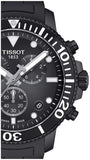 Buy Shop Tissot Seastar 1000 Chronograph Black Dial Black Rubber Strap Watch For Men - T120.417.37.051.02 USA Online