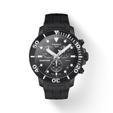 Buy Shop Tissot Seastar 1000 Chronograph Black Dial Black Rubber Strap Watch For Men - T120.417.37.051.02 USA Online