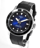 Buy Shop Tissot Seastar 1000 Powermatic 80 Blue Dial Black Rubber Strap Watch For Men - T120.407.17.041.00 USA Online
