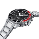 Buy Shop Tissot Seastar 1000 Chronograph Black Dial Silver Steel Strap Watch For Men - T120.417.11.051.01 USA Online