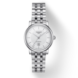Buy Shop Tissot T Classic Carson Premium Silver Dial Silver Steel Strap Watch for Women - T122.207.11.031.00 USA Online