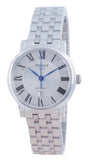 Tissot T Classic Carson Premium Automatic Lady Silver Dial Silver Steel Strap Watch for Women - T122.207.11.033.00