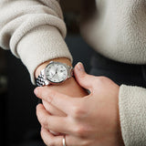 Buy Shop Tissot Carson Premium Automatic Lady Diamonds Silver Dial Silver Steel Strap Watch for Women - T122.207.11.036.00 USA Online