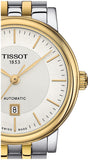 Tissot T Classic Carson Premium White Dial Two Tone Steel Strap Watch for Women - T122.207.22.031.00