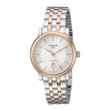 Tissot T Classic Carson Premium 30 White Dial Two Tone Steel Strap Watch for Women - T122.207.22.031.01