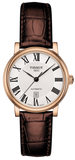 Buy Shop Tissot T Classic Carson Premium White Dial Brown Leather Strap Watch for Women - T122.207.36.033.00 USA Online