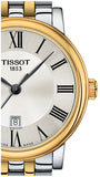 Tissot T Classic Carson Lady Premium White Dial Two Tone Steel Strap Watch For Women - T122.210.22.033.00