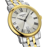 Buy Shop Tissot T Classic Carson Lady Premium Silver Dial Two Tone Steel Strap Watch For Women - T122.210.22.033.00 USA Online
