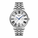 Buy Shop Tissot Carson Premium Silver Dial Silver Steel Strap Watch for Men - T122.417.11.033.00 USA Online