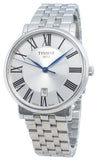 Buy Shop Tissot Carson Premium Silver Dial Silver Steel Strap Watch for Men - T122.417.11.033.00 USA Online