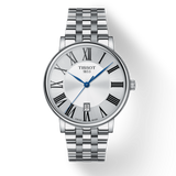 Buy Shop Tissot Carson Premium Silver Dial Silver Steel Strap Watch For Men - T122.410.11.033.00 USA Online