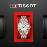 Buy Shop Tissot Carson Premium White Dial Two Tone Steel Strap Watch For Men - T122.410.22.033.00 USA Online