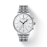 Buy Shop Tissot Carson Premium White Dial Silver Steel Strap Watch For Men - T122.417.11.011.00 USA Online