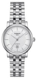 Tissot T Classic Carson Premium Silver Dial Silver Steel Strap Watch for Women - T122.207.11.031.00