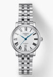 Tissot T Classic Carson Premium Automatic Lady Silver Dial Silver Steel Strap Watch for Women - T122.207.11.033.00