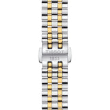 Tissot T Classic Carson Premium White Dial Two Tone Steel Strap Watch for Women - T122.207.22.031.00