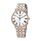 Buy Shop Tissot Carson Premium White Dial Two Tone Steel Strap Watch For Men - T122.410.22.033.00 USA Online