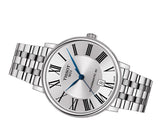 Buy Shop Tissot T Classic Carson Premium Powermatic 80 Silver Dial Silver Steel Strap Watch For Men - T122.407.11.033.00 USA Online