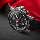 Buy Shop Tissot Supersport Vuelta Special Edition Chrono Black Dial Black Nylon Strap Watch for Men - T125.617.17.051.01 USA Online