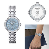Buy Shop Tissot Bellissima Small Lady Light Blue Dial Silver Steel Strap Watch for Women - T126.010.11.133.00 USA Online