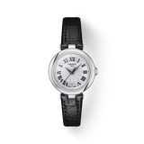 Buy Shop Tissot Bellissima Small Lady Silver Dial Black Leather Strap Watch For Women - T126.010.16.013.00 USA Online