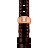 Buy Shop Tissot Bellissima Small Lady White Dial Brown Leather Strap Watch For Women - T126.010.36.013.00 USA Online