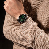 Buy Shop Tissot Gentleman Powermatic 80 Silicium Green Dial Silver Steel Strap Watch For Men - T127.407.11.091.01 USA Online