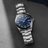 Buy Shop Tissot Gentleman Blue Dial Silver Steel Strap Watch For Men - T127.410.11.041.00 USA Online