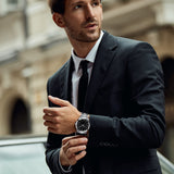 Buy Shop Tissot Gentleman Black Dial Silver Steel Strap Watch For Men - T127.410.11.051.00 USA Online