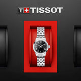 Buy Shop Tissot T Classic Dream Black Dial Silver Steel Strap Watch for Men - T033.410.11.053.01 USA Online