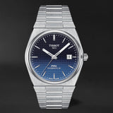 Buy Shop Tissot Powermatic 80 Automatic Gradient Blue Dial Silver Steel Strap Watch for Men - T137.407.11.051.01 USA Online