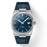 Buy Shop Tissot PRX Powermatic 80 Blue Dial Blue Leather Strap Watch for Men - T137.407.16.041.00 USA Online