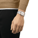 Buy Shop Tissot PRX Powermatic 80 Silver Dial Silver Steel Strap Watch For Men - T1374072203100 USA Online