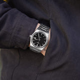Buy Shop Tissot PRX Quartz Black Dial Silver Steel Strap Watch For Men - T137.410.11.051.00 USA Online