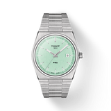 Buy Shop Tissot PRX Quartz Light Green Dial Silver Steel Strap Watch for Men - T137.410.11.091.01 USA Online