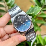 Buy Shop Tissot Powermatic 80 Automatic Gradient Blue Dial Silver Steel Strap Watch for Men - T137.407.11.051.01 USA Online