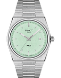 Buy Shop Tissot PRX Quartz Light Green Dial Silver Steel Strap Watch for Men - T137.410.11.091.01 USA Online