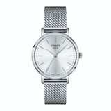 Buy Shop Tissot Everytime Lady Silver Dial Silver Mesh Bracelet Watch for Women - T143.210.11.011.00 USA Online