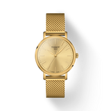 Buy Shop Tissot Everytime Lady Gold Dial Gold Mesh Bracelet Watch for Women - T143.210.33.021.00 USA Online