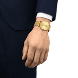 Buy Shop Tissot Everytime Lady Gold Dial Gold Mesh Bracelet Watch for Women - T143.210.33.021.00 USA Online