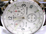 Buy Shop Tissot T Race PRC 200 Chronograph White Dial Brown Leather Strap Watch for Men - T17.1.516.32 USA Online