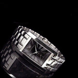 Buy Shop Emporio Armani Classic Black Dial Silver Stainless Steel Watch For Women - AR0157 USA Online